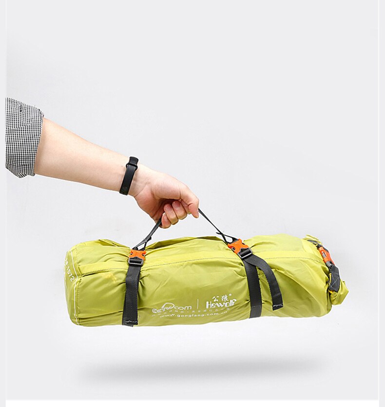 Cheap Goat Tents Hewolf 2 Person Waterproof Camping Tents For Outdoor Recreation Double Layer 4 Seasons Hiking Fishing Beach Tourist Tents   